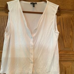 Eileen Fisher White button down shirt
